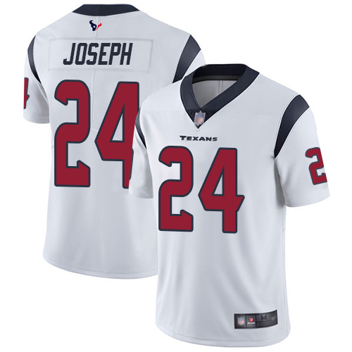 Houston Texans Limited White Men Johnathan Joseph Road Jersey NFL Football 24 Vapor Untouchable